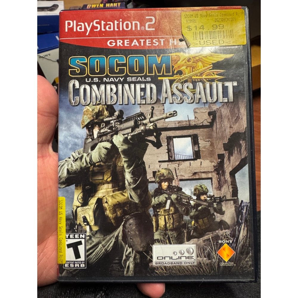 SOCOM: U.S. Navy SEALs Combined Assault PS2 Sony PlayStation 2 Complete CIB